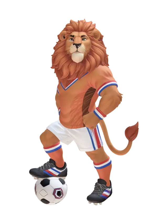 Roaring Striker 3D model, vytvořený pomocí AI