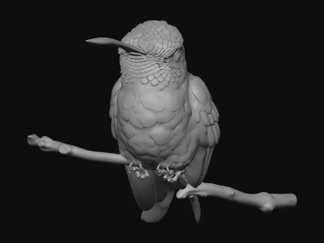 3D model for Emerald Hummingbird