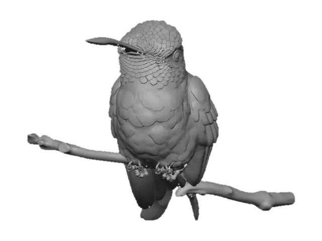 3D model for Emerald Hummingbird