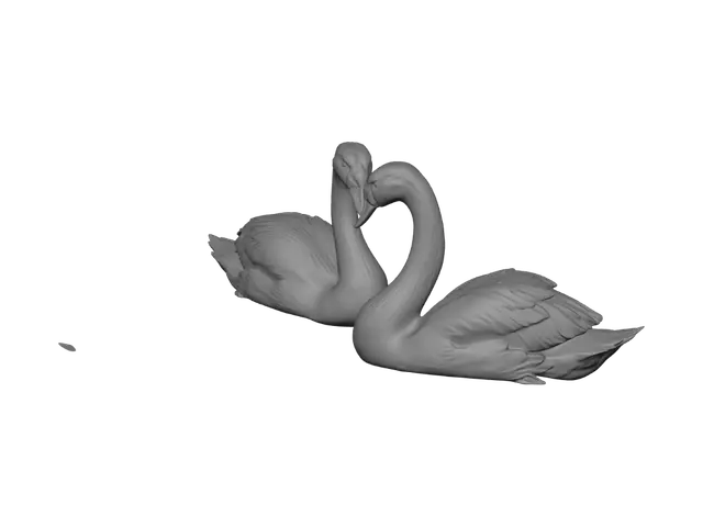 3D model for Swans in Love
