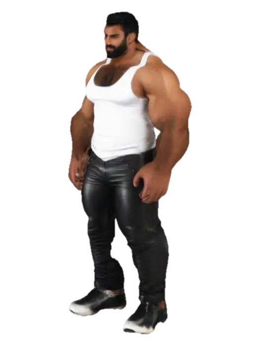 strong guy - Arab 3D model, vytvořený pomocí AI