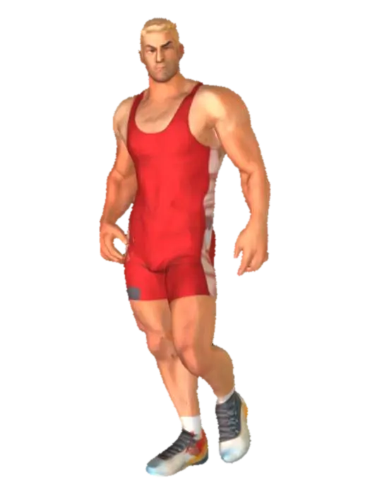 3D model for Wrestler in Red, #SketchTo3D#