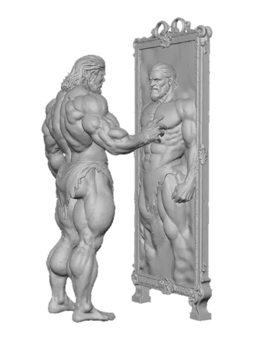 3D model for Dual Reflections, #Halloween2025#
