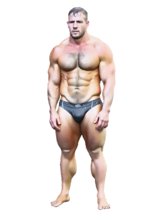 Swimmer Strength. - Active 3D model, vytvořený pomocí AI