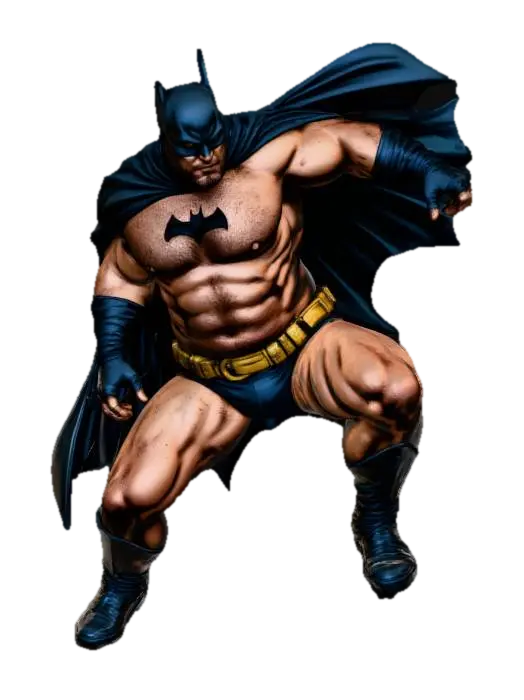 Batman Unleashed - Gotham 3D model, vytvořený pomocí AI