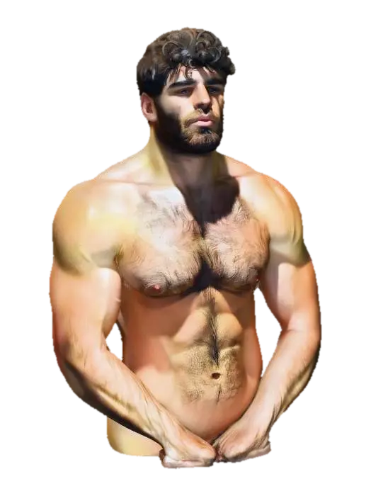 Chiseled Physique - Torso 3D model, vytvořený pomocí AI