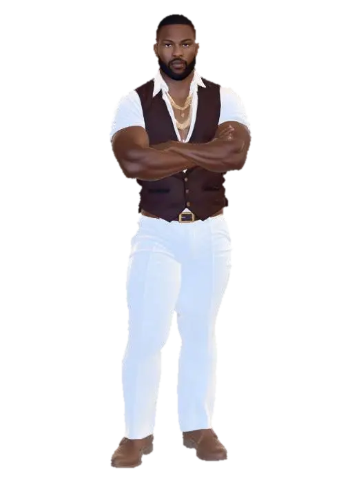 Luxurious Confidence - Proud 3D model, vytvořený pomocí AI
