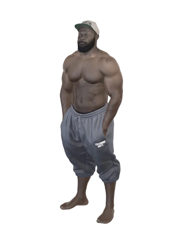 Training Dept Titan - Colossal 3D model, vytvořený pomocí AI