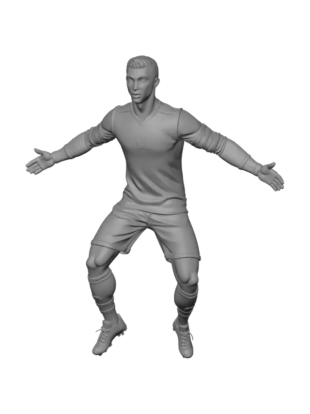 3D model for Cristiano Ronaldo Real Madrid Celebration