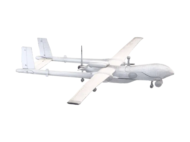 MALE UAV - Cgi 的 AI 生成 3D 模型
