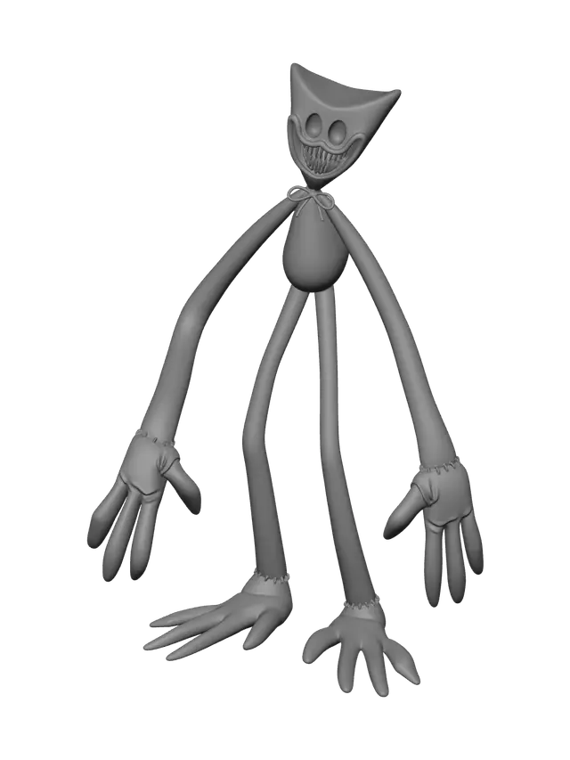 3D model for Stylized Nightmare Huggy Wuggy