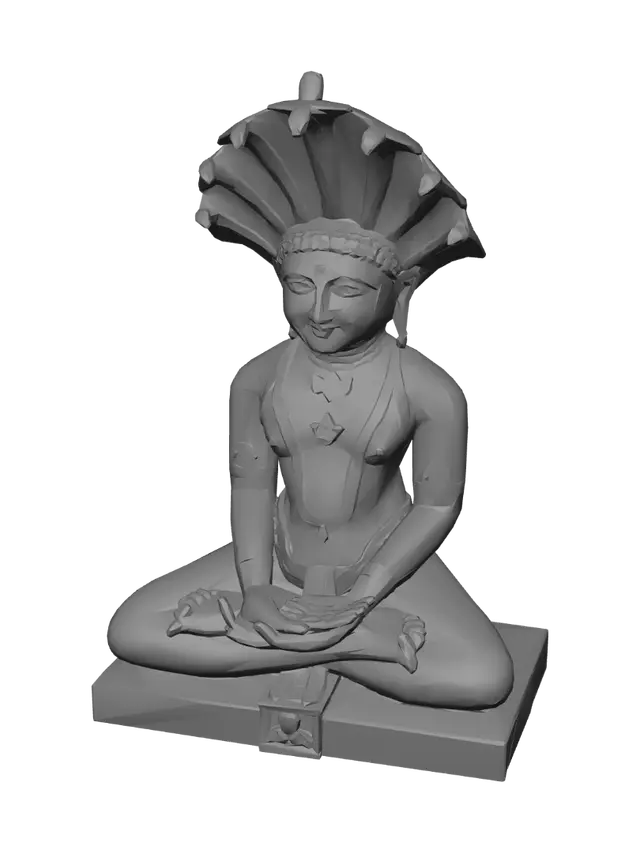 3D model for The Meditating Goddess