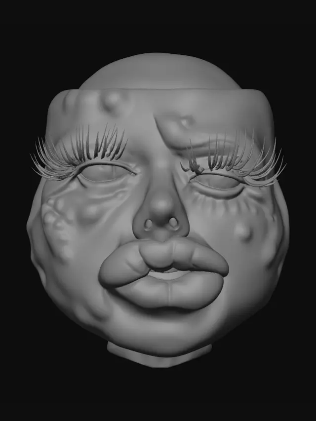3D model for Bruised Beauty