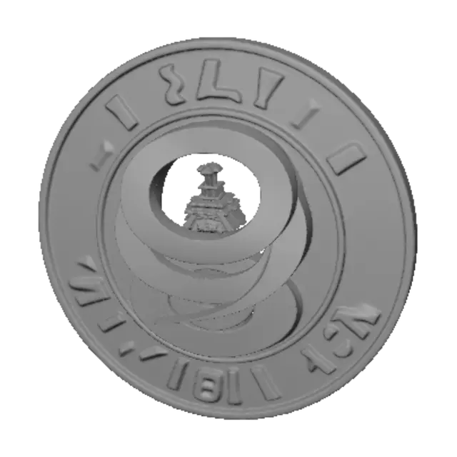 3D model for Vijayi Sarvada Emblem