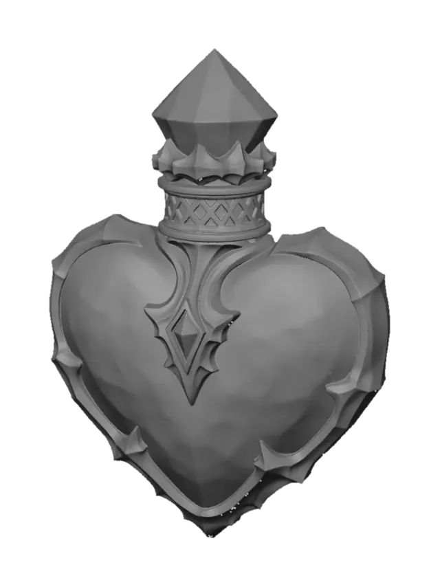 3D model for Crimson Heart