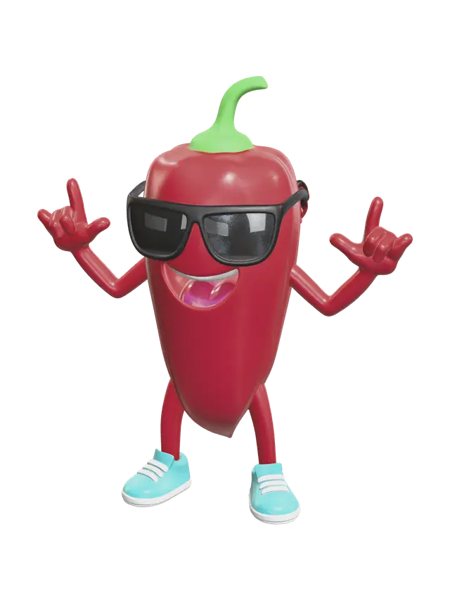 3D model for Chillin Chili