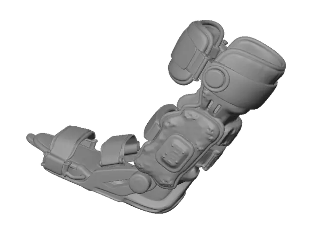 3D model for AnkleEase-Pro Smart Ankle-Foot Orthosis