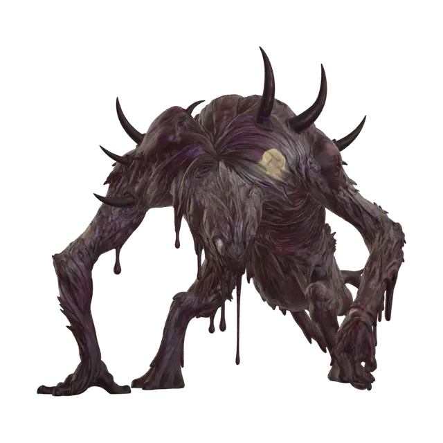 Mutant Beast - Thorn 3D model, vytvořený pomocí AI