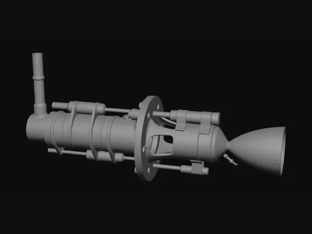 3D model for Rocket Engine Assembly
