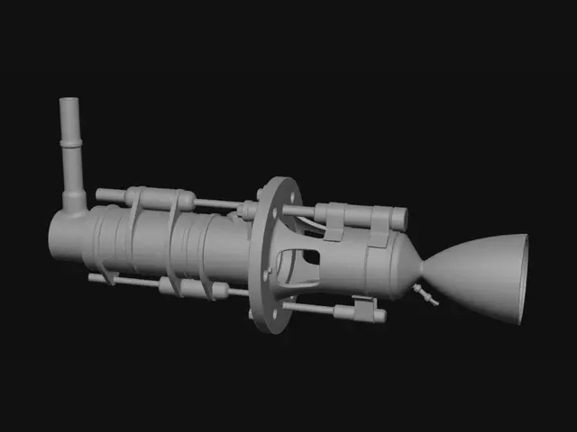 3D model for Rocket Engine Assembly