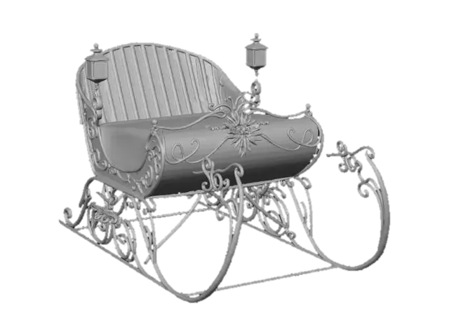 3D model for Enchanted Holiday Sleigh, #Christmas2025#