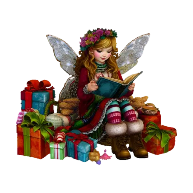 Fairy Tale Christmas, #Christmas2025# - Gifts 3D model, vytvořený pomocí AI