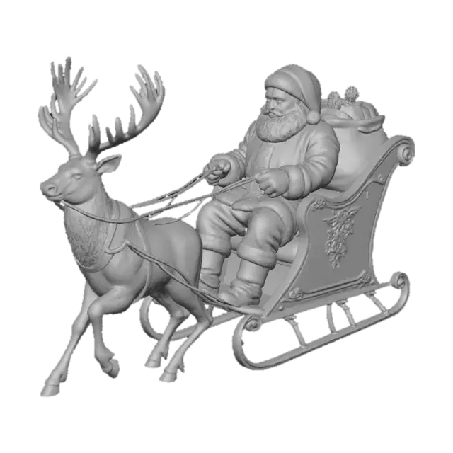 3D model for Santa's Sleigh Ride, #Christmas2025#