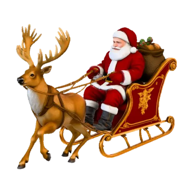3D model for Santa's Sleigh Ride, #Christmas2025#