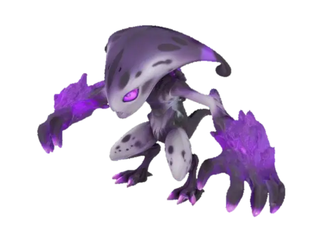 Void Crystalline Creature, #garden# 3D model, vytvořený pomocí AI