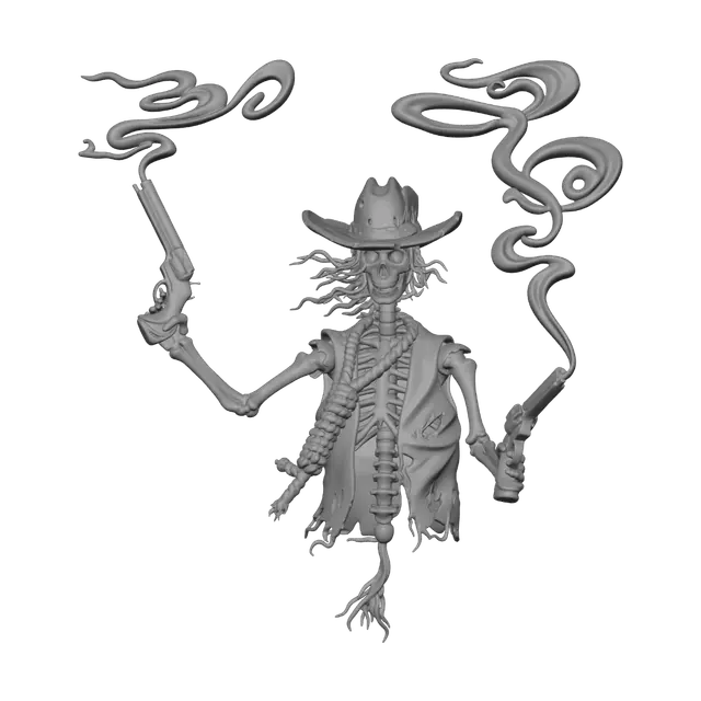 3D model for Gunsmoke Skeleton Cowboy