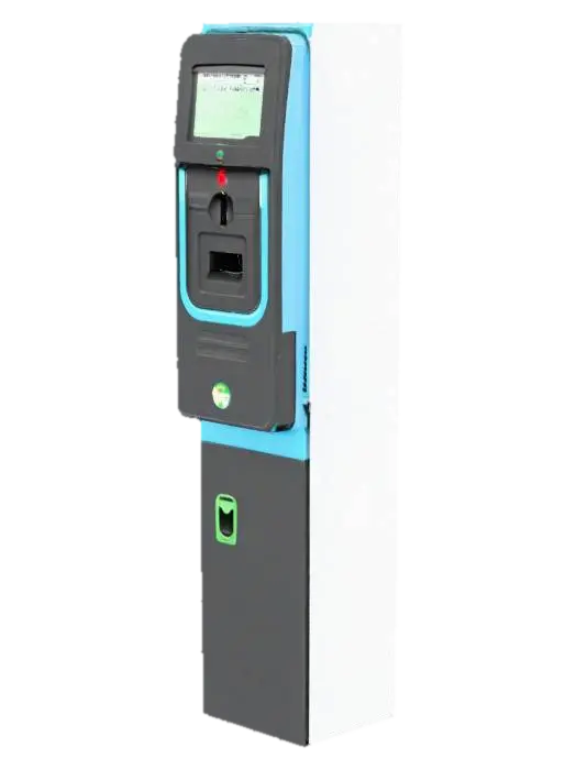 self service electronic parking meter. high detail. photorealistic. 3D model, vytvořený pomocí AI