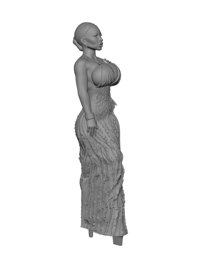 3D model for Azure Lace Elegance