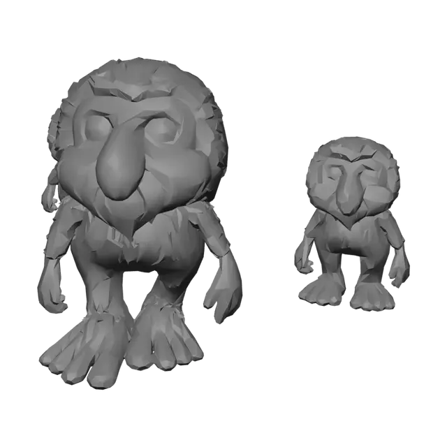 3D model for Three Curious Beach Monkeys