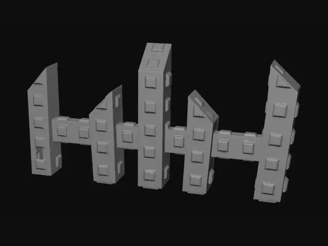 3D model for Lego Letter Blocks in a Colorful World