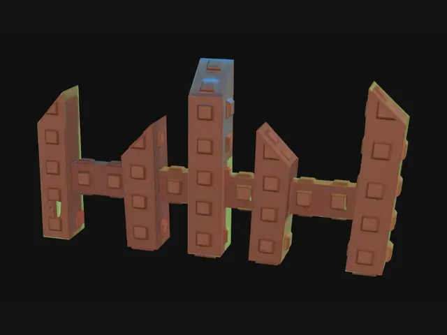 3D model for Lego Letter Blocks in a Colorful World