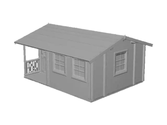 3D model for Miniature Wooden Cottage