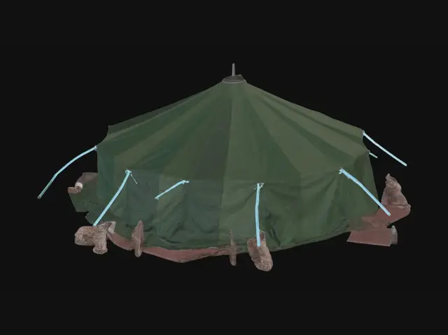 3D model for modern white bed