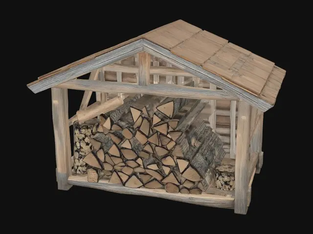 3D model for firewood shelter