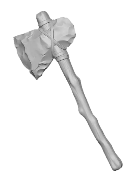 3D model for stone axe