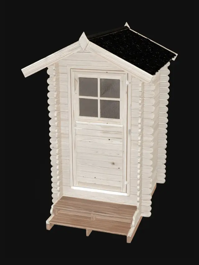 3D model for Miniature Log Cabin Shed