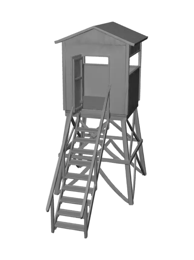 3D model for Camouflage Lookout Tower