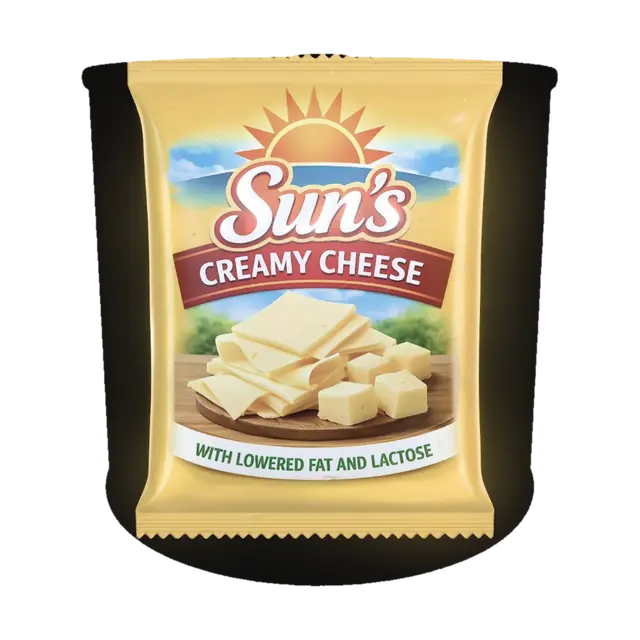 3D model for Sun's Creamy Cheese