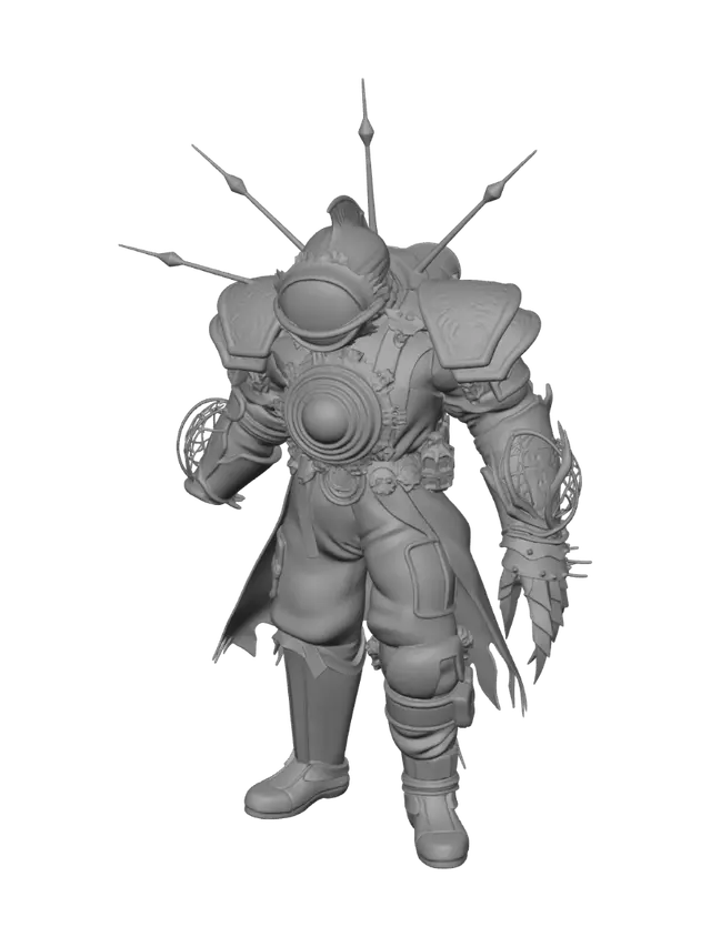 3D model for Clockwork Sentinel