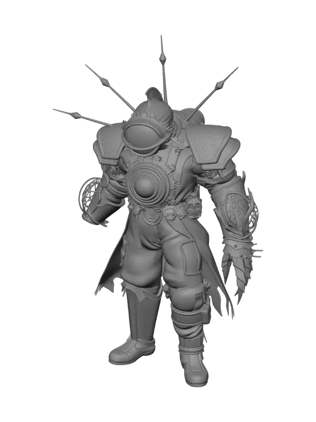 3D model for Clockwork Sentinel