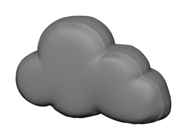 3D model for Cream Cloud