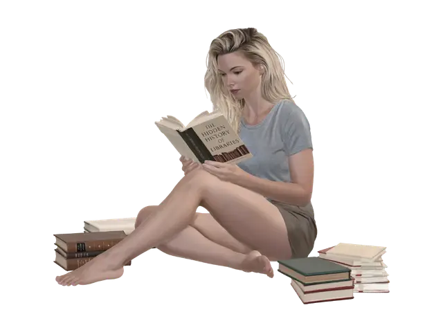 3D model for A Quiet Library Moment