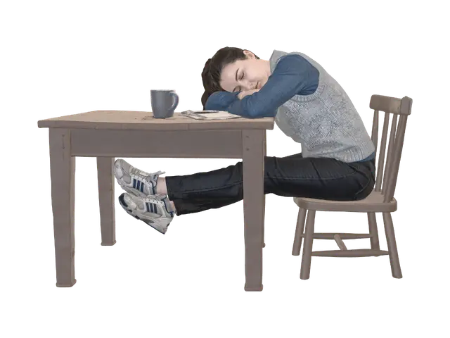 Kitchen Table Fatigue - Sleeping 3D model, vytvořený pomocí AI