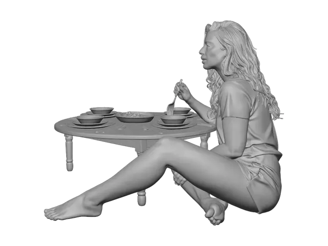 3D model for Midnight Breakfast