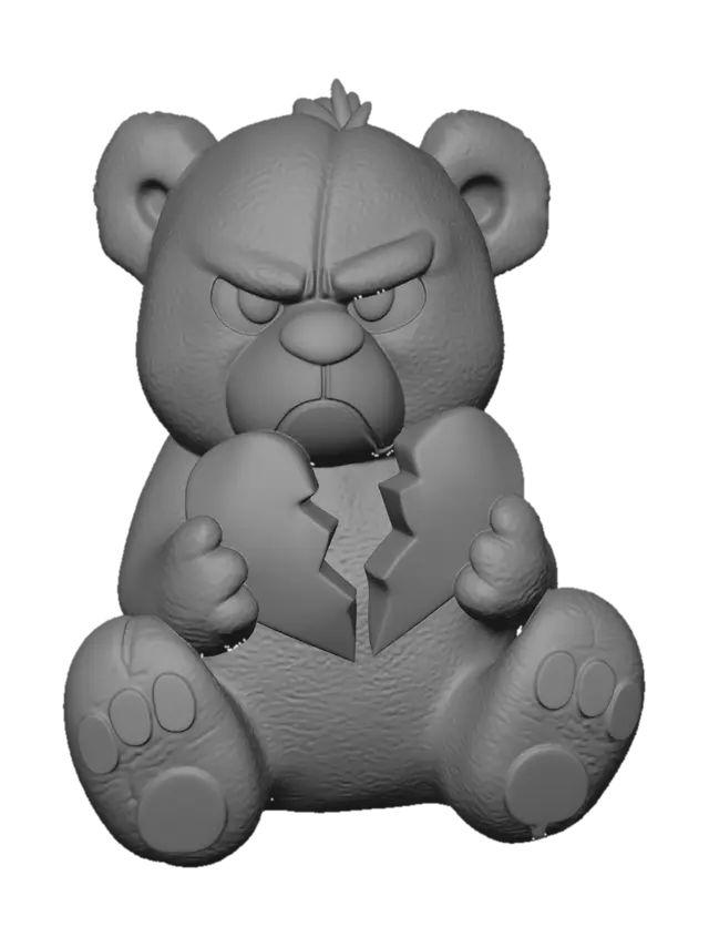3D model for Broken Heart Bear