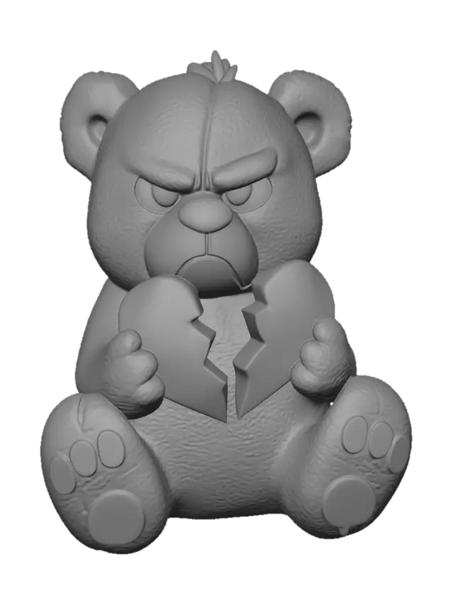3D model for Broken Heart Bear